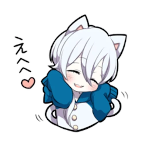 medicina interna, anime, shiro neko, kitten bianco