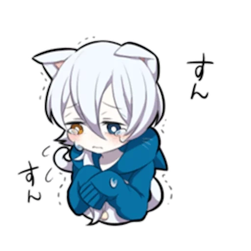 innere medizin, anime, shiro neko, white kitten