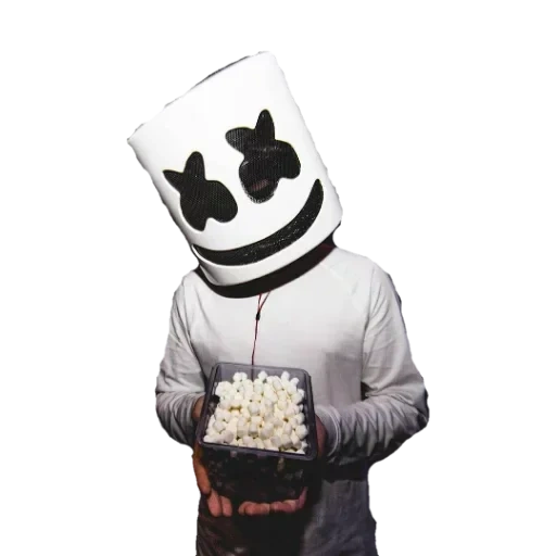 guimauves, dessins de guimauves, sean mendez marshmello, marshmallow dj full growth