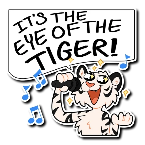 tigre pequeno, texto em inglês, tiger de desenho animado, marsupils para colorir