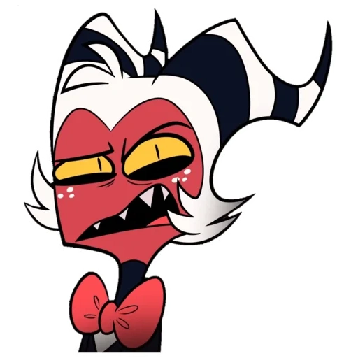 moxxie, jefe del infierno, helluva boss, hotel hazbin alast, personajes del hotel hazbin