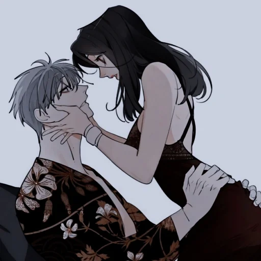 anime de bande dessinée, personnages manhua, dessin de couple d'anime, dessin de couple d'anime, qui est le drame de la proie