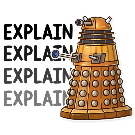 text, dalek, doctor who, far away without background