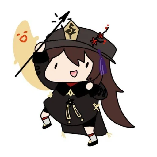 chibi anime, hu tao chibi, black hat chibi, chibi charaktere, anime charaktere