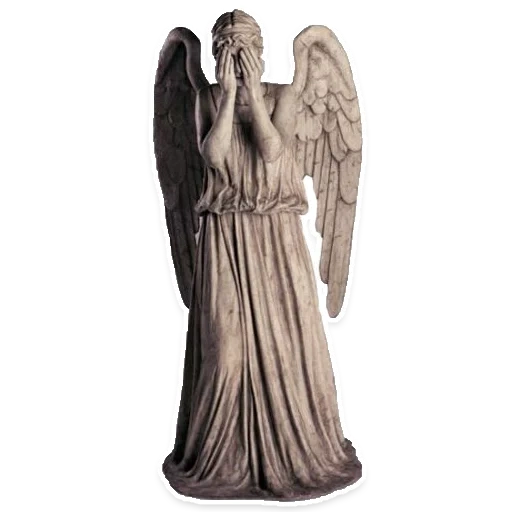 statue d'ange, la figure de l'ange, la statue d'ange qui pleure, figure d'ange pleurnichard, docteur des anges qui pleure