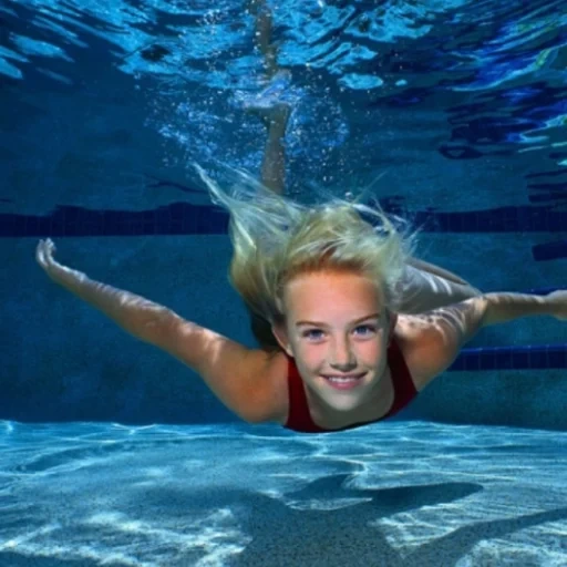 девочка, kolam renang, swimming pool, под водой бассейне, человек плывет бассейне