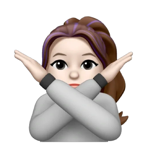 memoji, wanita muda, manusia, apple memoji, kelelahan kronis