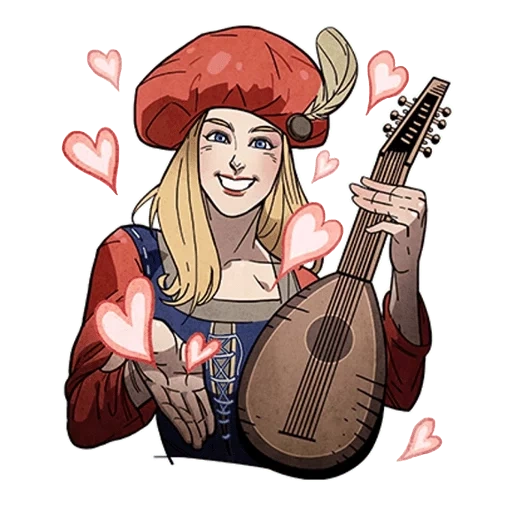 witcher provosial, priscilla witcher art, gitar priscilla witcher