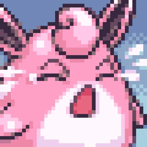 pokemon, pokemon pattern, pokemon characters, pok é mon wigglytuff arts, pok é mon igribaf pixels