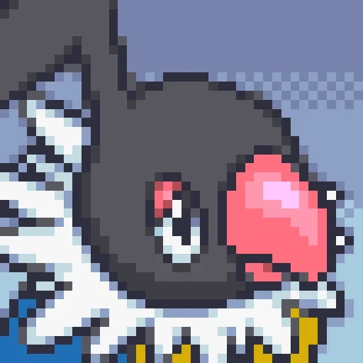 pokemon, pokemon 441, ruang obrolan pokemon, pokemon pixel art, seni pixel pokemon litten