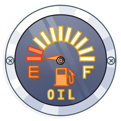 kraftstoff, füllstand des kraftstoffs, anzeige für vollen tank, ölstandsanzeige, drehzahlmesser ölsensor 3 1