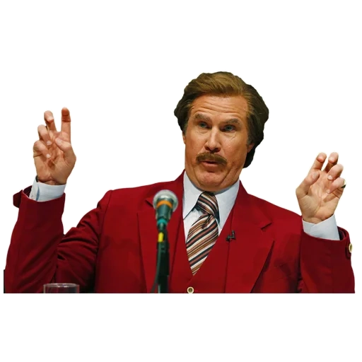 people, ron burgundy, rone red wine, a funny joke, person movie of the year