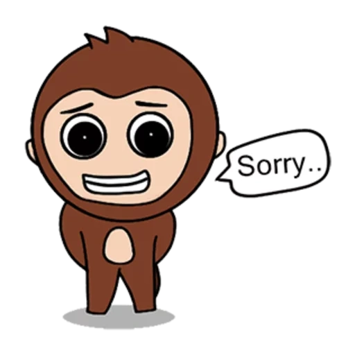 broma, un mono, lindo mono, figura del mono, vector de mono