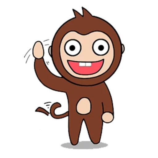 mono, un mono, monkey george, figura mono, un pequeño mono