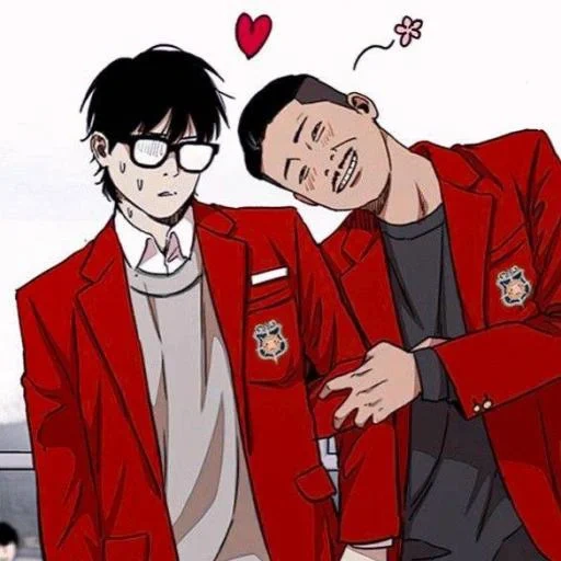 sekolah, kaca depan adalah hannam, karakter manhwa, membunuh stalking jan sonbe san