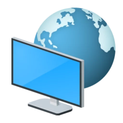 el icono de la carpeta, ícono de la computadora, monitor vectorial, insignia de computadora, el icono es el entorno de red