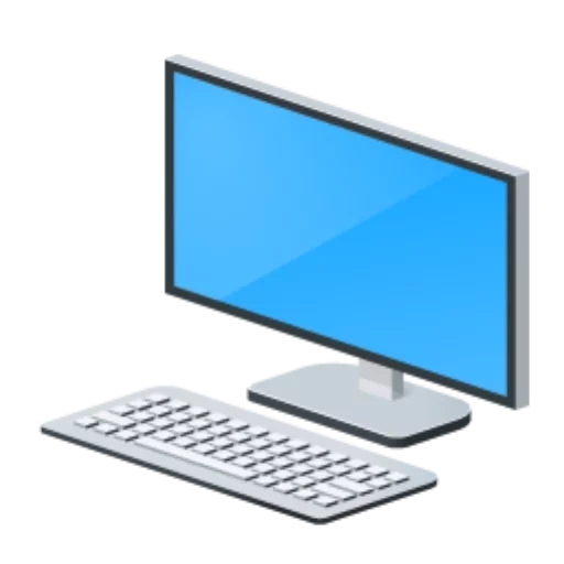 un ordinateur, ordinateur pc, la technologie informatique, icônes windows 10 computer, icône cet ordinateur windows 10