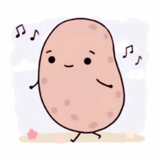 batatas, batata, potata kawai, desenho de batata
