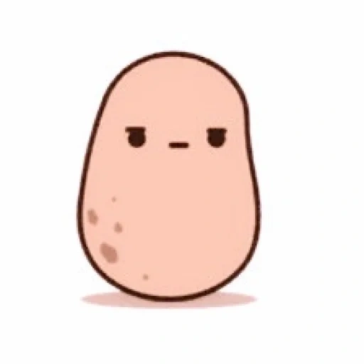 potato, pommes de terre, je suis une pomme de terre, pommes de terre, kawai potato