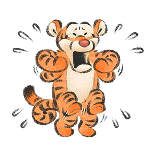 тигруля, тигруля шарж, анимация тигр, тигр мультяшка