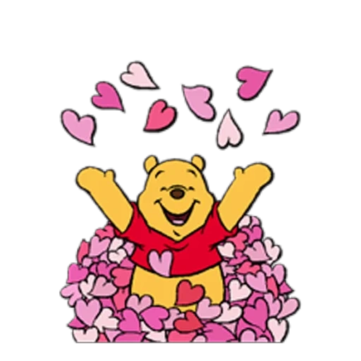 winnie the pooh, winnie the pooh, pooh the pooh, winnie the pooh winkt, valentinstag winnie the pooh