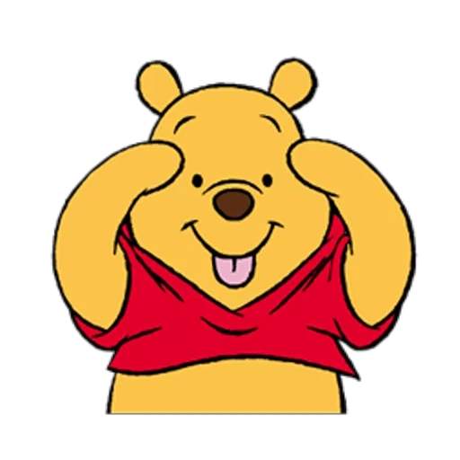 pooh, winnie, winnie, winnie l'ourson, winnie l'ourson fait signe de la main