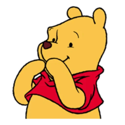 caca, winnie l'ourson, winnie l'ourson, winnie the fluff est sur le côté, personnages de winnie poh