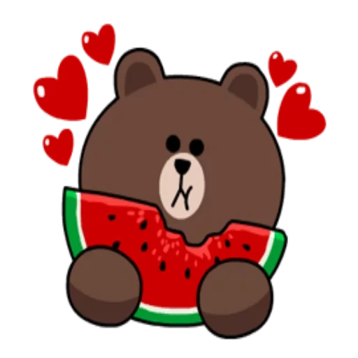 thank you, kakao cony, brown cony, line friends, cubs are cute
