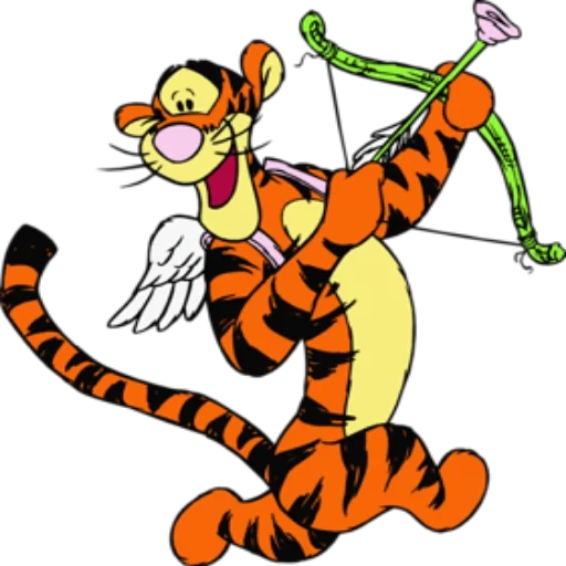 tigre tigigel, tiger dansant, winnie le fluff est tiger, autocollants tygral, tiger tiger winnie