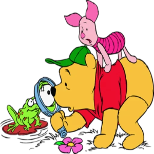 winnie the pooh, autore winnie pooh, winnie the fluff è nuovo, fiori di winnie fluff, winnie pooh piglet