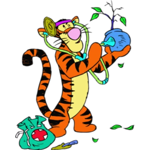 tiger wenni, tigre saltando tigre, tigre winnie the pooh, dibujos animados de tigre, oso de invierno tiger jump