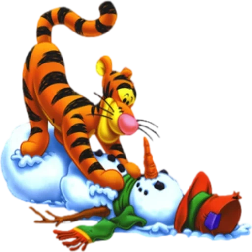 tiger winnie, urso tigre winnie, urso de inverno tigre saltitante, winnie the pooh jump tiger ano novo, tiger bear pooh ano novo