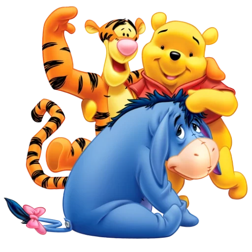 winnie the pooh, herói winnie the pooh, personagem de desenho animado, tesoura de winnie the pooh, fundo transparente winnie the pooh