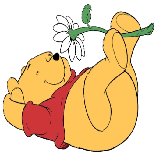 caca, winnie l'ourson, heroes winnie pooh, winnie la fleur de fleur, profil winnie pooh