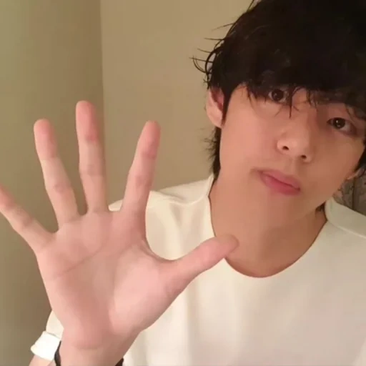 zheng zhongguo, kim tae-hyun, taehyung bts, taehyung selca, die hand von kim taihun