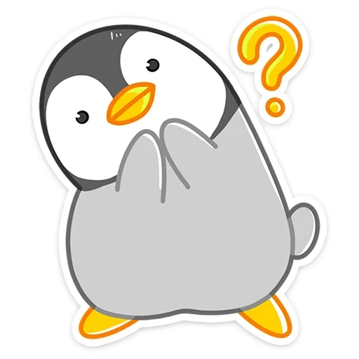 chibi penguin, teman musim dingin, penguin kartun, gambar penguin lucu