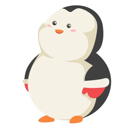 musim dingin, penguin, penguin, sketsa penguin, pola penguin