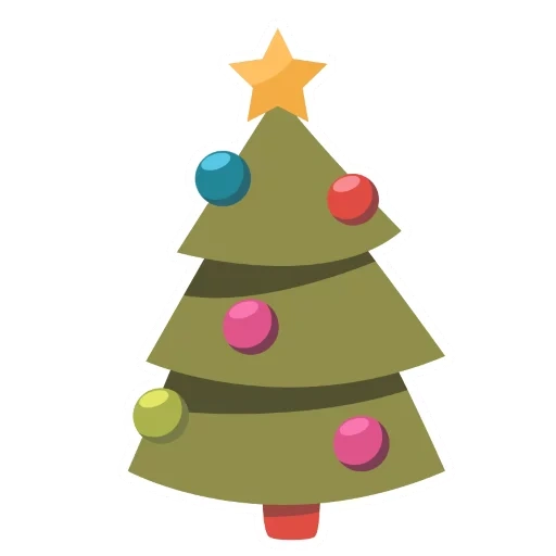 sapin de noël, arbre de noël d'enfants, vecteur d'arbre de noël, arbre de noël vectoriel, sapin de noël