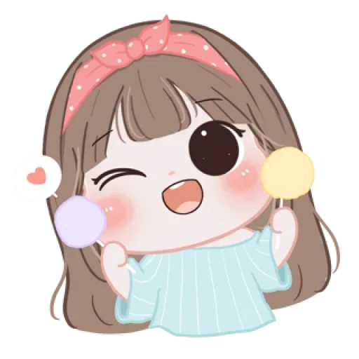 dessin, chibi, anime's stickers, sweet anime face, anime nyashki