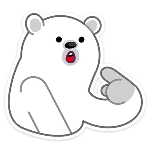 bare bears, urso branco, urso branco, amigos de inverno, urso fofo