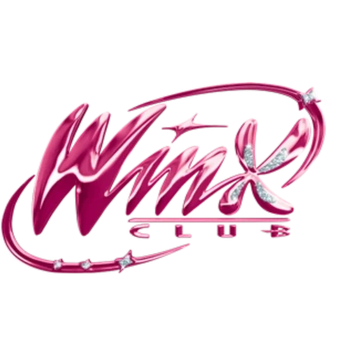winx club, badge winx, inscription winx, fairies winx logo, vinx emblème club