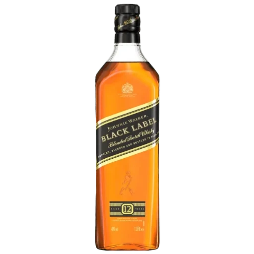 johnny walker black lebel, étiquette noire de whisky 0.05 l, étiquette noire de johnnie walker, whisky johnny walker black lebel, whisky leibe 0.7 scotl noir premium