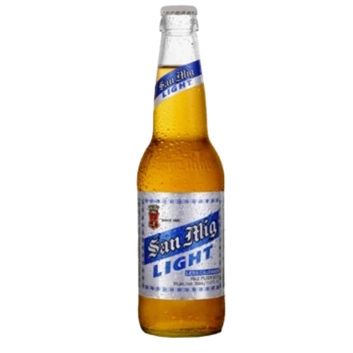 camp de bière, la bière est légère, san mig light, bière de san miguel, bière légère de san mig