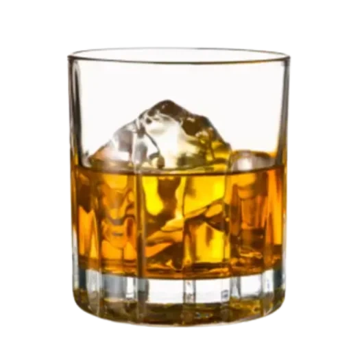 whisky, de l'alcool, verre de whisky, un verre de whisky, un verre de fond blanc de whisky