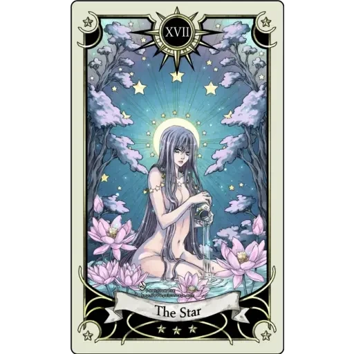 карты таро, колода карт таро, аркан звезда таро, mystical manga tarot таро, мир таро семи звезд mystical manga tarot poisoncage tarot