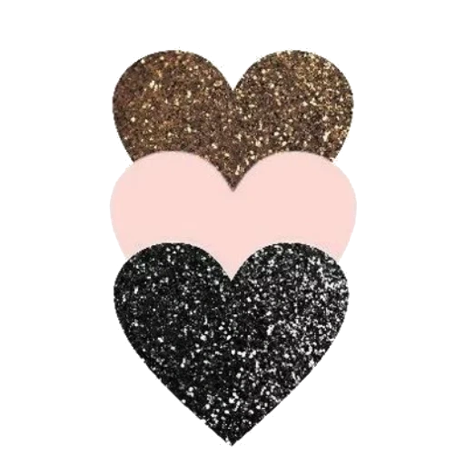 жибек, розовое сердце, сердечки стильные, черное блестящее сердце