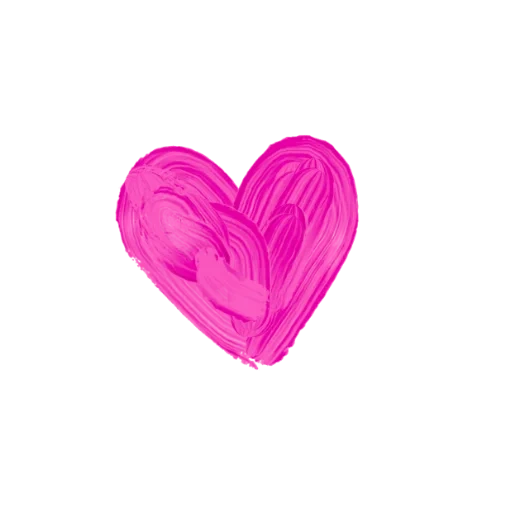сердце мазки, сердце символ, сердце розовое, мазки сердечки, красное сердце