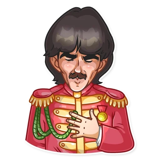 beatles, los beatles, dibujos animados de los beatles, sargento de beatles pepper