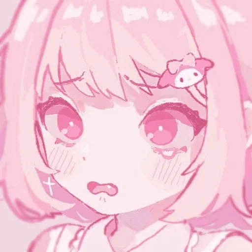 immagine, anime carino, anime rosa, bel disegni anime, anime pink picci