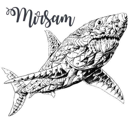 tiburón, dibujo de tiburón, tiburón dudelin, patrón de tiburón, shark blanco y negro